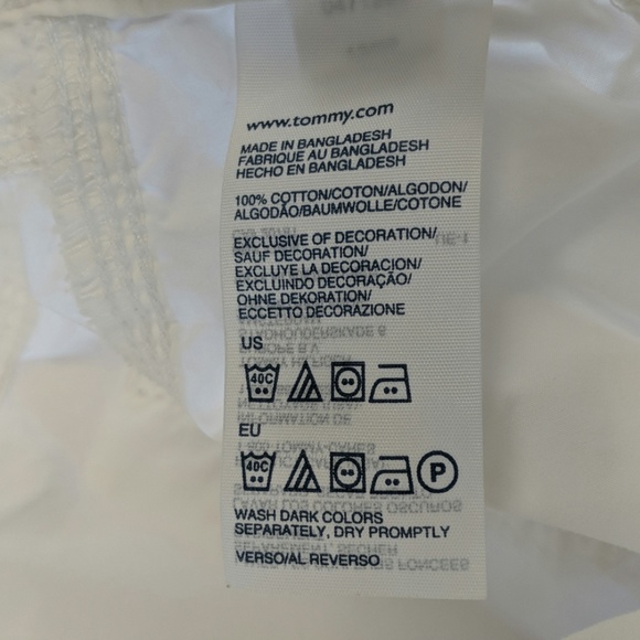 Tommy Hilfiger White Cargo Pants  Size 6 - Picture 11 of 12